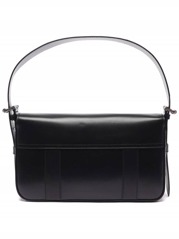 East West Bayswater Smooth Shiny Classic Calf Shoulder Bag Black - MULBERRY - BALAAN 5