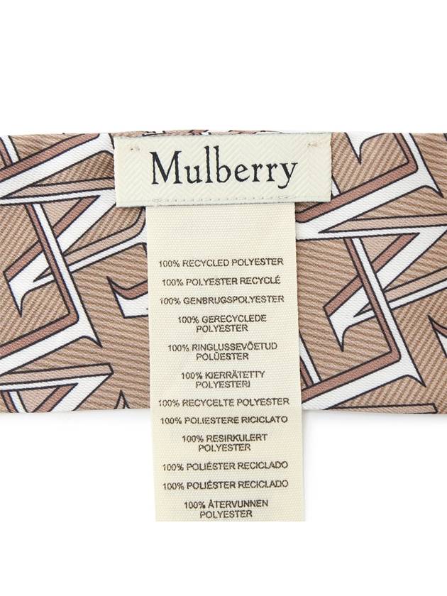 Logo Print Satin Muffle Maple - MULBERRY - BALAAN 6