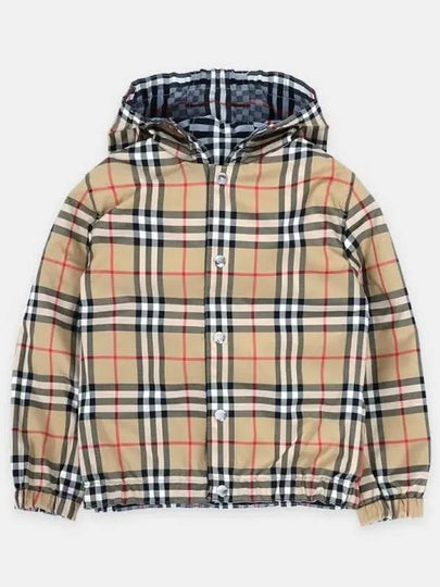 WoMen's Check Reversible Hooded Jacket - BURBERRY - BALAAN 2