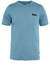 Men's Abisko Wool Logo Short Sleeve T-Shirt Dawn Blue - FJALL RAVEN - BALAAN 2