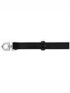 Gancini Crystal Belt Black - SALVATORE FERRAGAMO - BALAAN 5