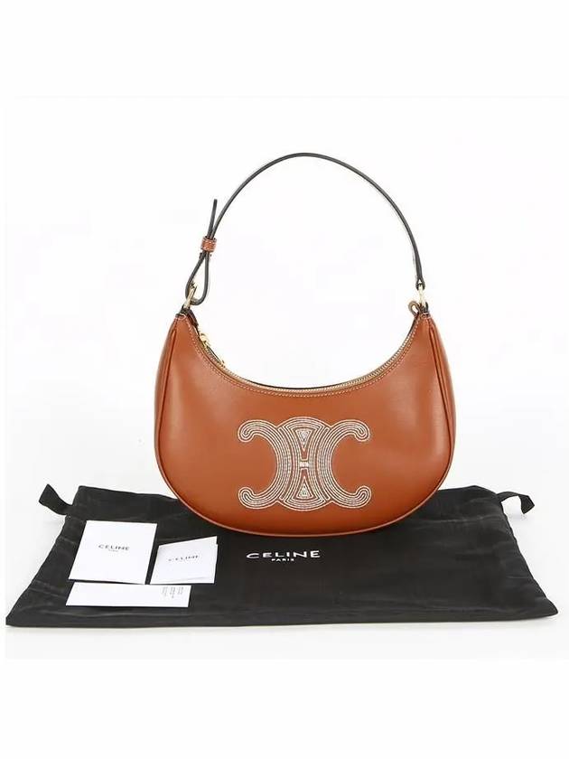 Triomphe Ava Shoulder Bag Tan - CELINE - BALAAN 8