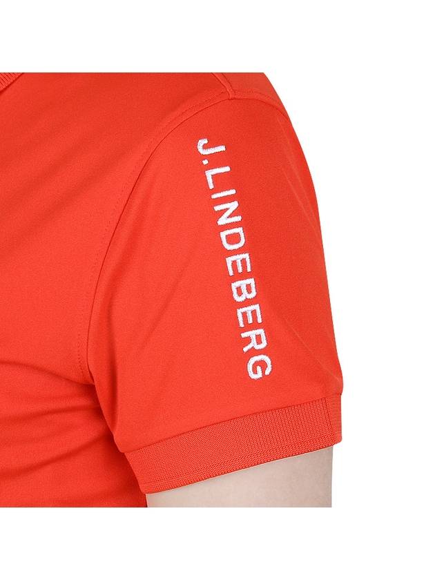 Tour Tech Short Sleeve Polo Shirt Red - J.LINDEBERG - BALAAN 8