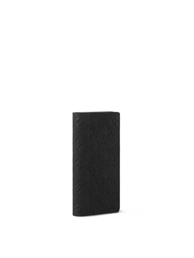 Brazza Taurillon Long Wallet Black - LOUIS VUITTON - BALAAN 3