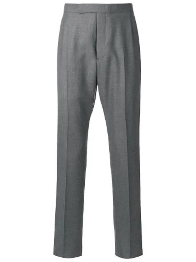 Super 120S Twill Classic Backstrap Trouser Pants Medium Grey - THOM BROWNE - BALAAN 2