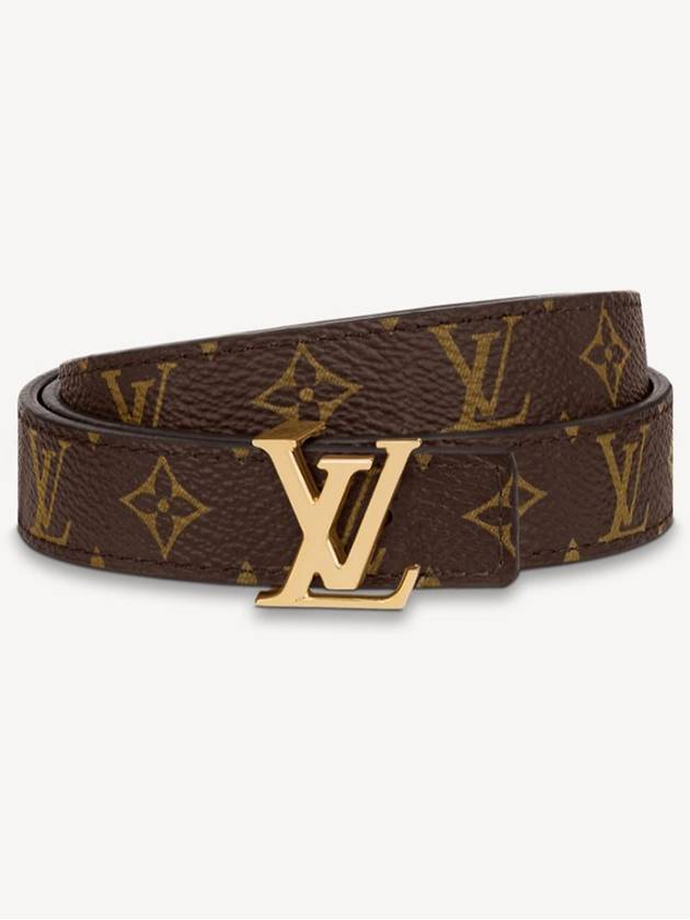 Iconic 20MM Reversible Leather Belt Brown - LOUIS VUITTON - BALAAN 3