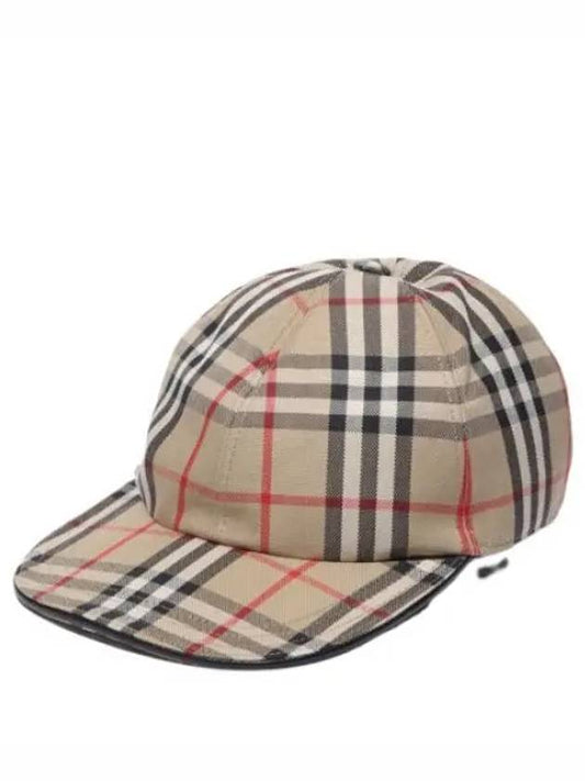 check baseball cap men hat - BURBERRY - BALAAN 1