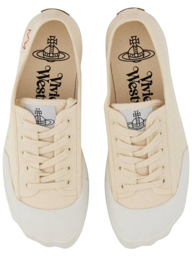 Men's Animal Gym Low Top Sneakers Natural - VIVIENNE WESTWOOD - BALAAN 7