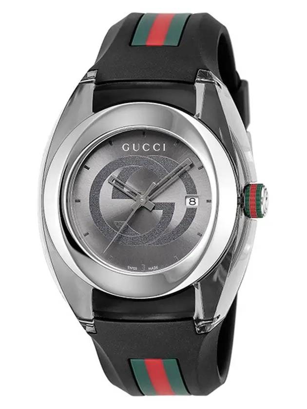 Sync 46mm Quartz Watch Black - GUCCI - BALAAN 3