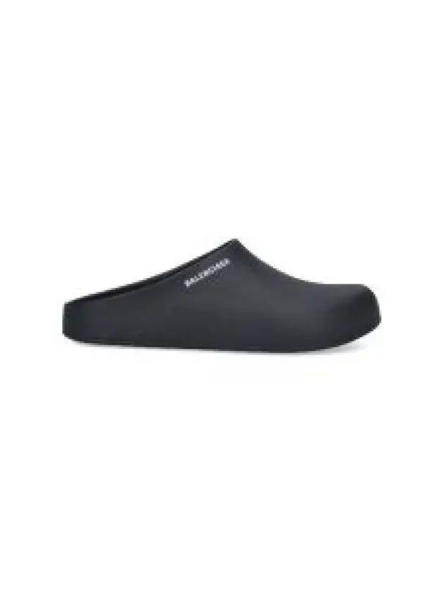 Logo Pool Closed Mule Black - BALENCIAGA - BALAAN 2