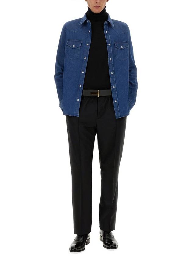 Tom Ford Denim Shirt - TOM FORD - BALAAN 2