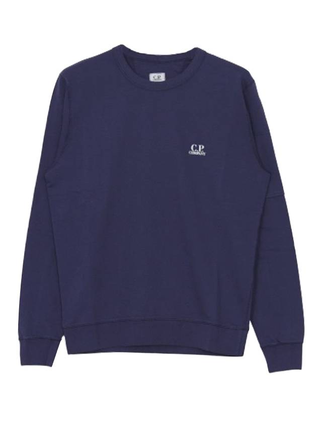 Men's Pocket Round Sweatshirt Navy - CP COMPANY - BALAAN 1