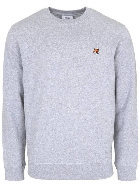 Fox Head Patch Regular Sweatshirt Light Grey Melange - MAISON KITSUNE - BALAAN 2