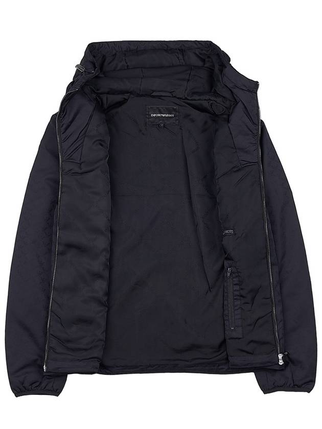 All over jacquard hooded jacket 8N1BN4 1NHQZ F052 - EMPORIO ARMANI - BALAAN 10