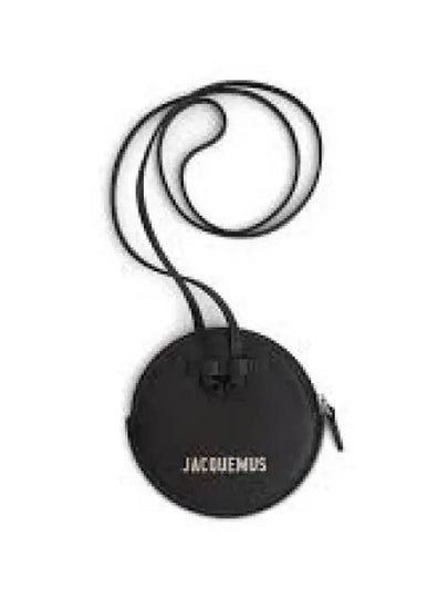 Le Pitchou Circle Neck Coin Purse Black - JACQUEMUS - BALAAN 2