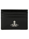 ORB Shiny Cow Leather Women s Common Card Wallet 54030006W L001O N403 - VIVIENNE WESTWOOD - BALAAN 2