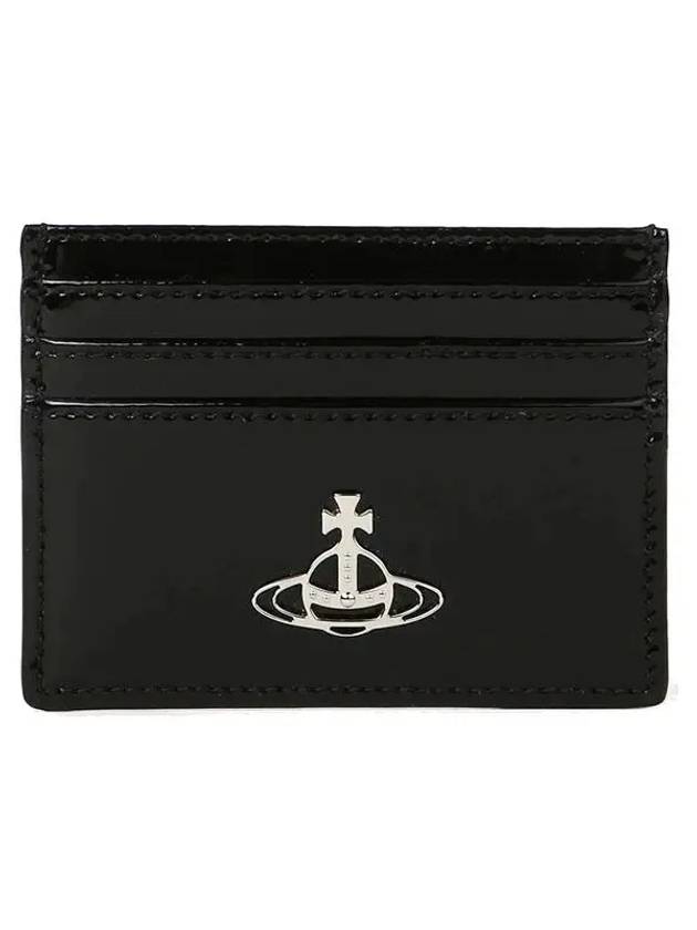 ORB Shiny Cow Leather Women s Common Card Wallet 54030006W L001O N403 - VIVIENNE WESTWOOD - BALAAN 2