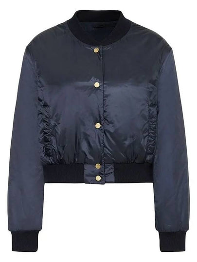 Greenbi Reversible Padded Bomber Jacket Navy - MAX MARA - BALAAN 2