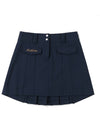 Pleated cargo skirt NAVY WOMAN - MALBON GOLF - BALAAN 1