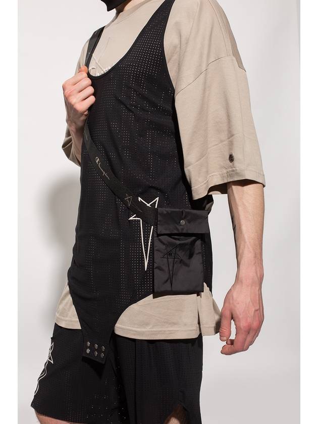 X ChampionRick Owen logoembroidered messenger bag - RICK OWENS - BALAAN 10