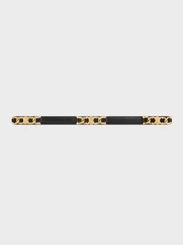 Small Gourmet Triomphe Belt Black - CELINE - BALAAN 5