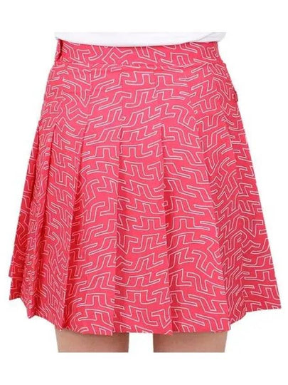 Golf Adina Print Skirt Pink - J.LINDEBERG - BALAAN 2