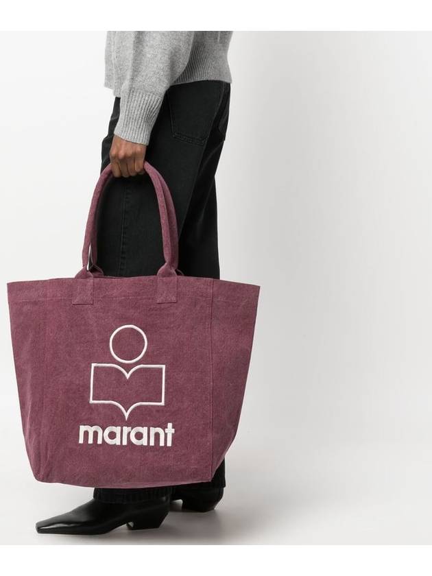 Yanky Tote Bag Eco Bag Purple - ISABEL MARANT - BALAAN 5