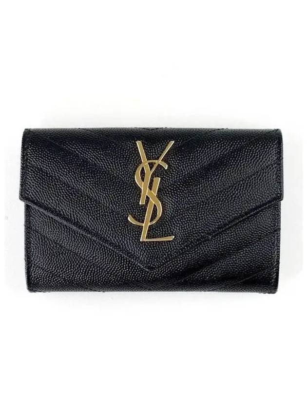 24SS 414404 Cassandra Monogram Flap Wallet 1008344 - SAINT LAURENT - BALAAN 1