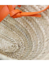 CEINE Orange Logo Rattan Tote Bag - CELINE - BALAAN 7