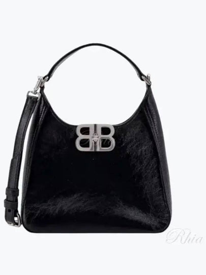 BB Soft Hobo Tote Bag Black - BALENCIAGA - BALAAN 2