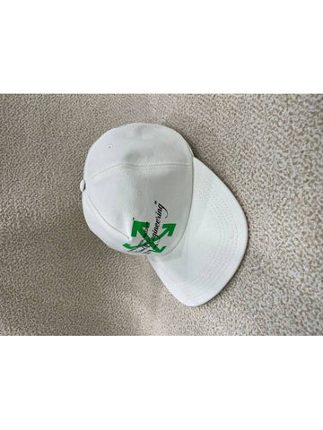 Arrow Cap White OMLB008G21FAB001 1059 - OFF WHITE - BALAAN 1