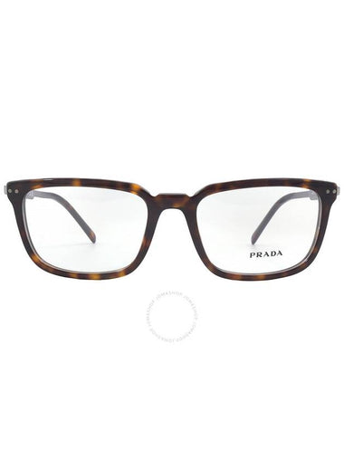 Prada Demo Rectangular Men's Eyeglasses PR 13YV 2AU1O1 55 - PRADA - BALAAN 1