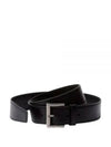 Leather Belt Black Black - PRADA - BALAAN 2