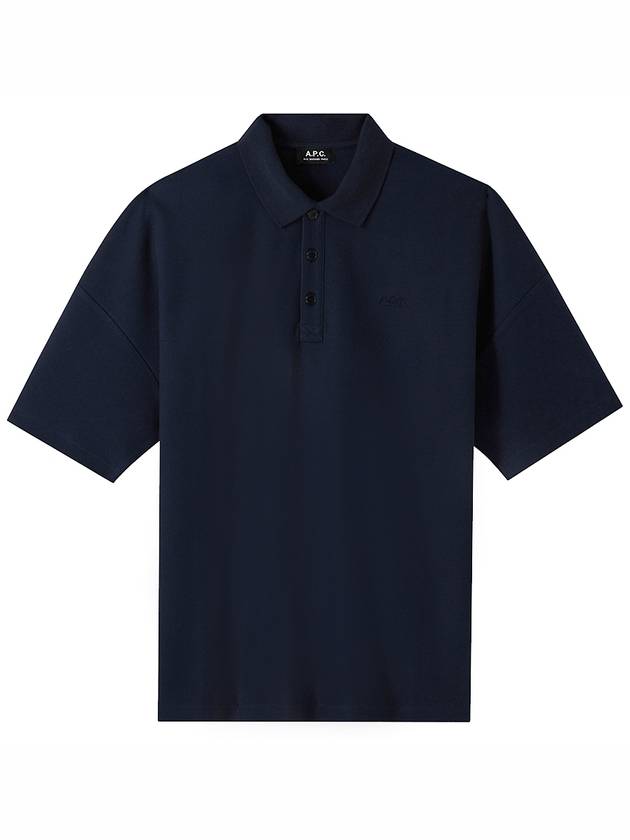 Antoine Oversized Polo Shirt Navy - A.P.C. - BALAAN 2