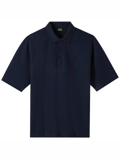 Antoine Oversized Polo Shirt Navy - A.P.C. - BALAAN 2