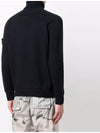 Waffen Patch Cotton Knit Turtleneck Navy - STONE ISLAND - BALAAN 4