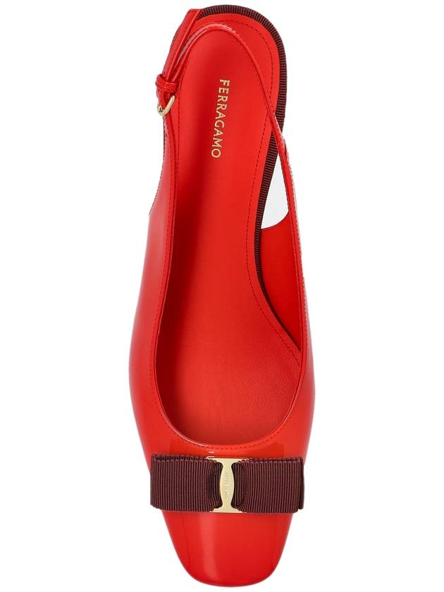 FERRAGAMO Rivada High Heels, Women's, Red - SALVATORE FERRAGAMO - BALAAN 6