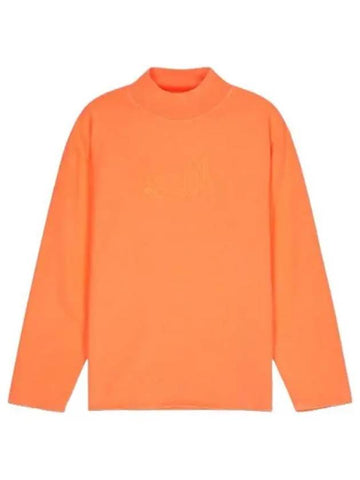 Mock neck long sleeve t shirt orange - ERL - BALAAN 1