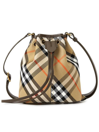 Check Bucket Bag Beige - BURBERRY - BALAAN 2