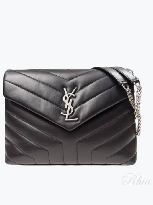 Matelasse Lulu Quilted Small Shoulder Bag Black - SAINT LAURENT - BALAAN 2