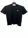 Fox Head Patch Classic Short Sleeve T-Shirt Black - MAISON KITSUNE - BALAAN 2