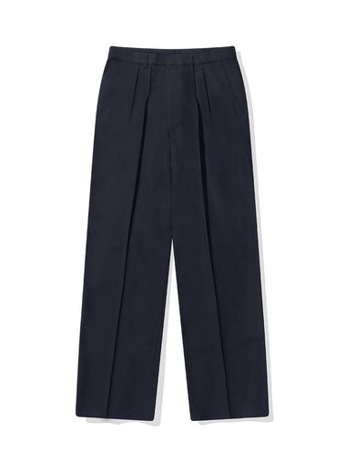 Two-Tuck Super Wide Slacks  Charcoal - BATTRACT - BALAAN 1