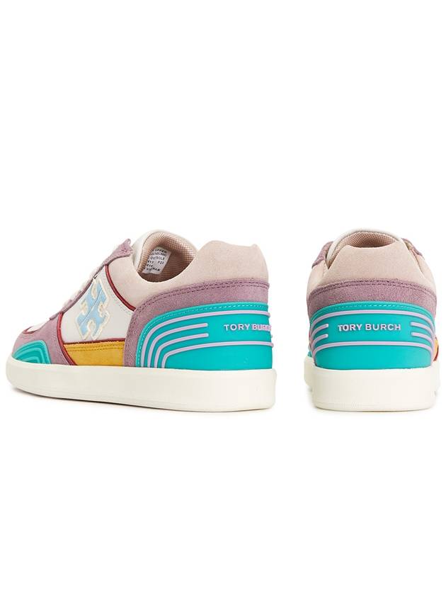 Clover Court Leather Low Top Sneakers - TORY BURCH - BALAAN 7