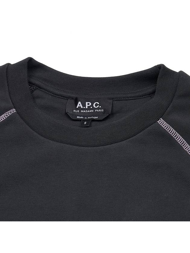 Sonia Cotton Sweatshirt Charcoal - A.P.C. - BALAAN 5