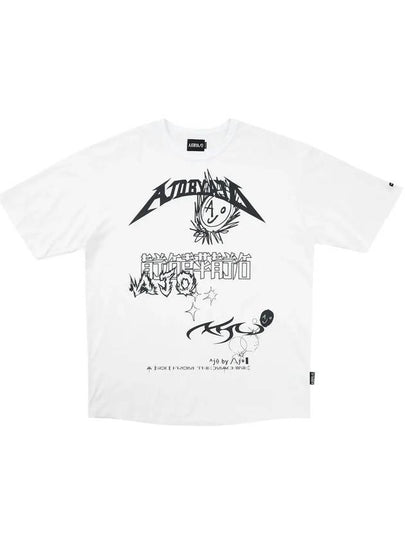 AJO Collage Short Sleeve T-Shirt White - AJOBYAJO - BALAAN 2