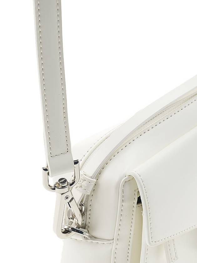 Slanted Click Cross Bag White - MSGM - BALAAN 10