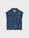 Trucker Denim Jacket Blue - CELINE - BALAAN 2