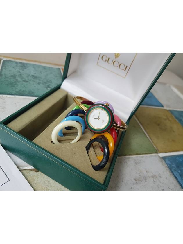 ring watch gold women s - GUCCI - BALAAN 9