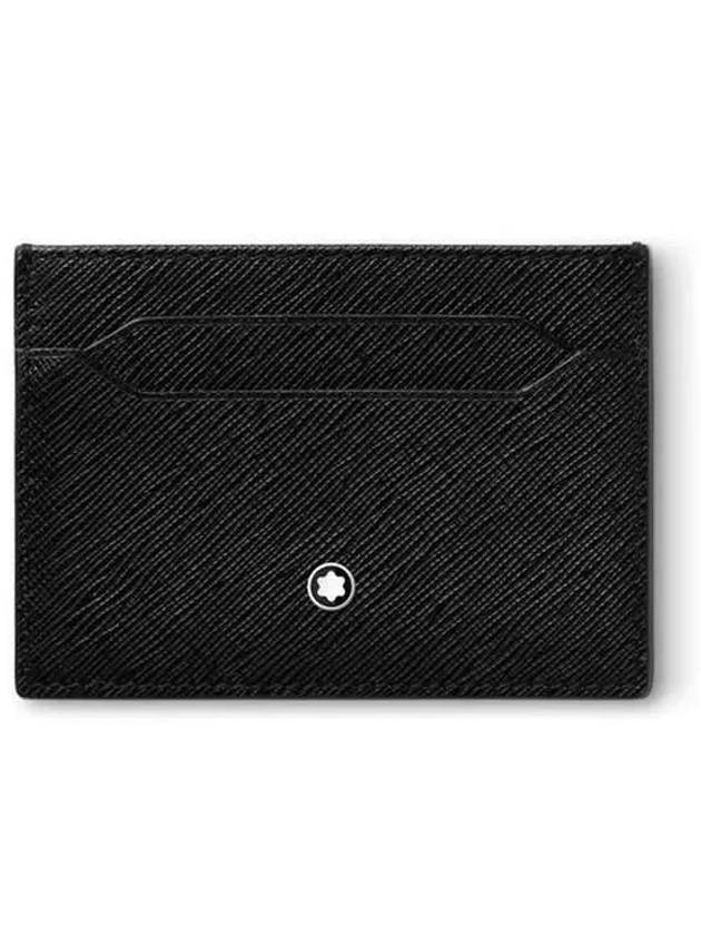 Sartorial 5CC Leather Card Wallet Black - MONTBLANC - BALAAN 3