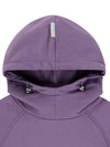 Crop Sweatshirt Big Pocket Hoodie Dark Purple - OFFGRID - BALAAN 3